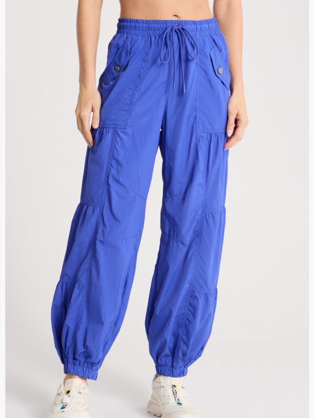 NWT*FREE PEOPLE “Set me Free” Cargo Pants *Opal Blue*XS MSRP.$98